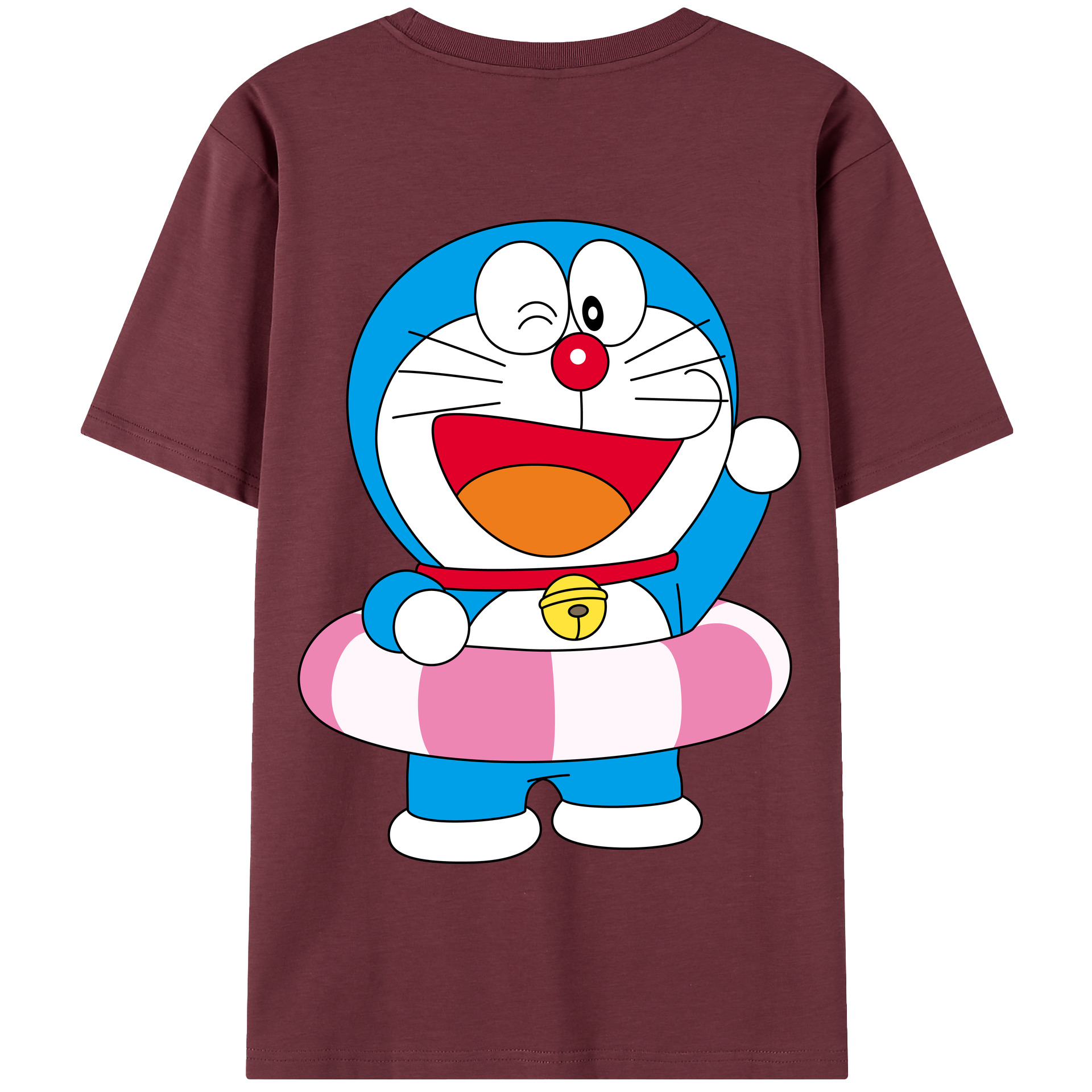 （画像用） ドラえもん Doraemon 綿100％半袖Tシャツ（背面プリント）